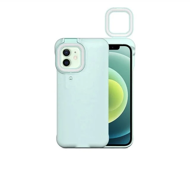 iPhone Case With Selfie Ring Light