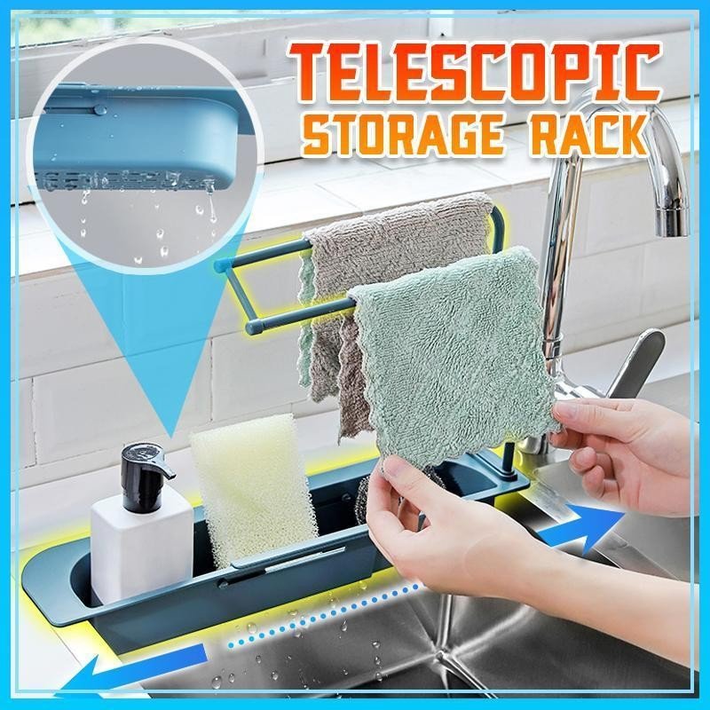 Sink Rack: Telescopic Sink Storage Rack for Kitchen