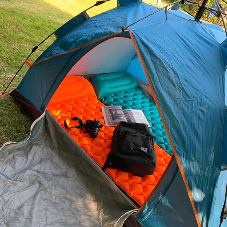 Best Camping Sleeping Pad With Pillow - MangoPanda®