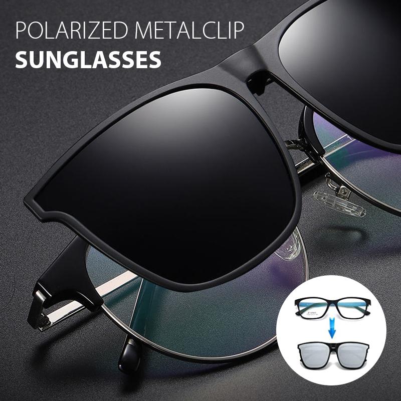 Polarized Sunglasses Clip on Can be flip up Sun Glasses Clip Driving Eyeglasses  Polarized Clip on Sunglasses Alloy Bridge - AliExpress
